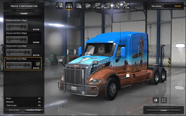 The chassis is a crucial element which controls the stability and turning - Repairing and modifying the truck - Driving your truck across the States - American Truck Simulator - Game Guide and Walkthrough