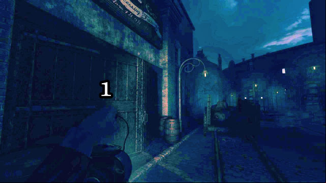 As you go on, you will run into a cart and factory entrance - Offices and The Warehouse | Walkthrough - Walkthrough - Amnesia: A Machine for Pigs Game Guide