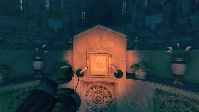The correct orientation of the candlesticks. - The Church | Walkthrough - Walkthrough - Amnesia: A Machine for Pigs Game Guide