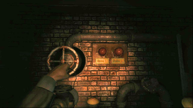 The first valve. - The Sewers | Walkthrough - Walkthrough - Amnesia: A Machine for Pigs Game Guide