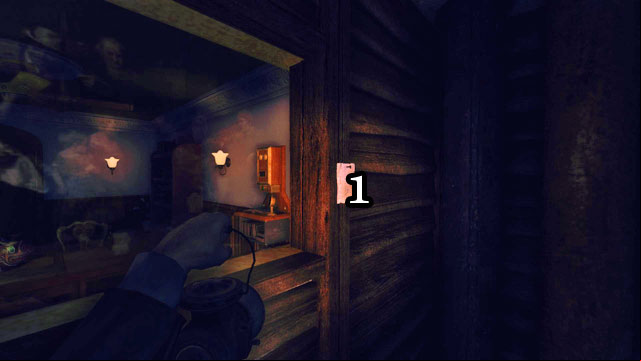 After you move one of the rifles, you will access a secret age - The Residence - Part One | Collectibles - Collectibles - Amnesia: A Machine for Pigs Game Guide