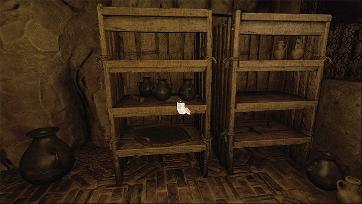 In the same area, you will also find shelves as shown in the picture - Amnesia Rebirth: The Cistern - walkthrough, secrets - Walkthrough - Amnesia Rebirth Guide