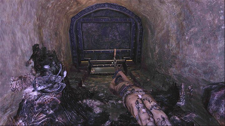 You can go through the open hatch and start squeezing through the tunnels - Amnesia Rebirth: The Cistern - walkthrough, secrets - Walkthrough - Amnesia Rebirth Guide