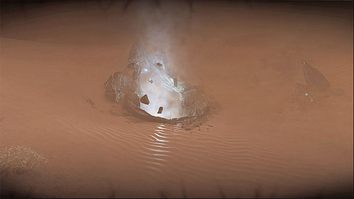 Upon reaching the surface you will experience a sandstorm - just keep going - Amnesia Rebirth: The Mines - walkthrough, secrets - Walkthrough - Amnesia Rebirth Guide