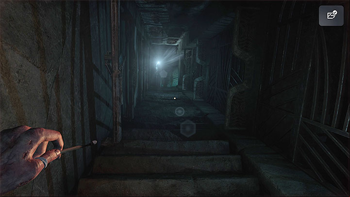 Now you have to go in the opposite direction, i - Amnesia Rebirth: The Tower - walkthrough - Walkthrough - Amnesia Rebirth Guide