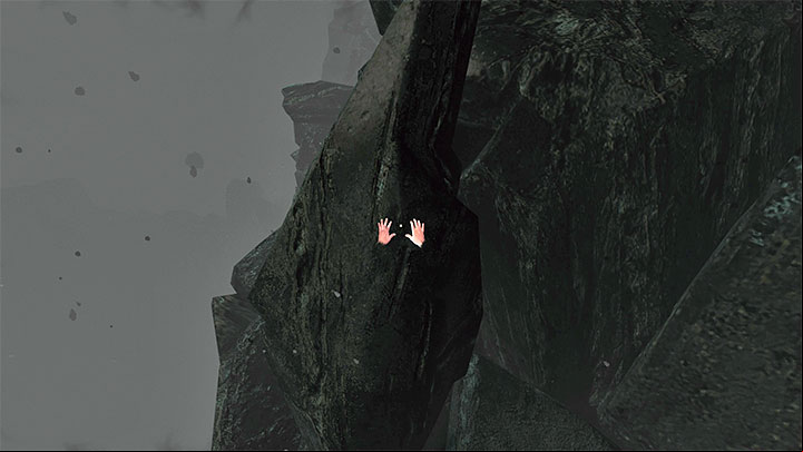 Follow the narrow linear path and reach the place where you have to squeeze through the rocks - Amnesia Rebirth: The Dark World - walkthrough, secrets - Transition description - Amnesia Rebirth Guide