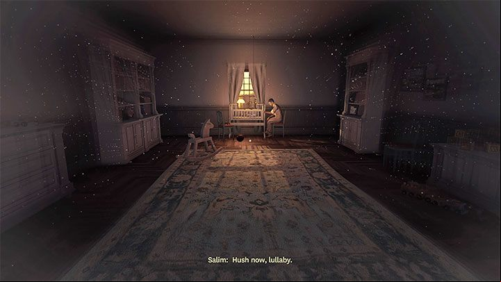 In the second part of the sequence, go to the cradle and watch a cut-scene - Amnesia Rebirth: The Dark World - walkthrough, secrets - Transition description - Amnesia Rebirth Guide