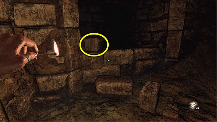 Just after using the unblocked age, examine the area on the left - Amnesia Rebirth: The Tomb of Tin Hinan - walkthrough, secrets - Walkthrough - Amnesia Rebirth Guide