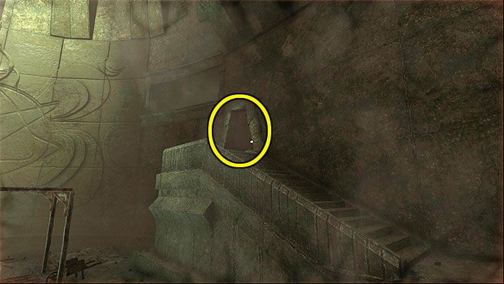 Approach the stairs on the right that lead to the age marked in the picture - Amnesia Rebirth: The Chamber of Pillars - walkthrough, secrets - Walkthrough - Amnesia Rebirth Guide