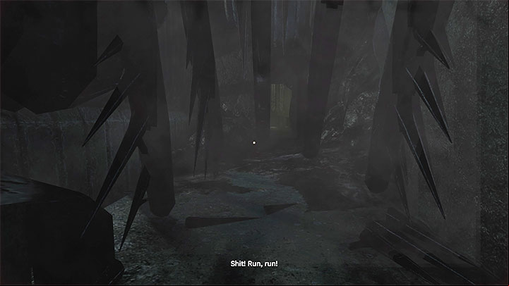 Go to the unlocked age, and crouch to go through the opening - Amnesia Rebirth: The Catacombs - walkthrough, secrets - Walkthrough - Amnesia Rebirth Guide