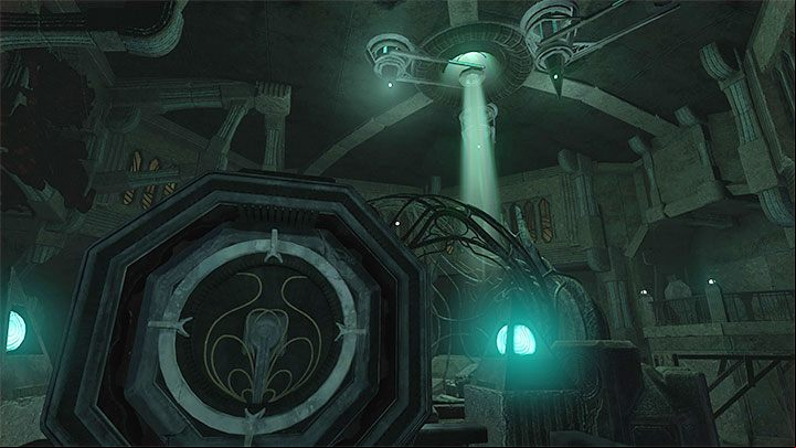 You must now repeat the steps of "tuning" the energy beam to activate the portal - Amnesia Rebirth: The Portal Chamber (4th visit) - walkthrough, secrets - Walkthrough - Amnesia Rebirth Guide