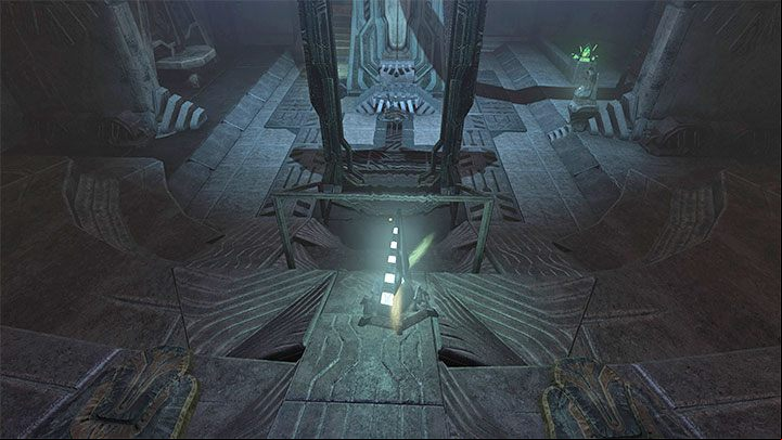 Put pyramid 3 in the scanner room, slightly in front of the seat rows - Amnesia Rebirth: The Theater - walkthrough, secrets - Walkthrough - Amnesia Rebirth Guide