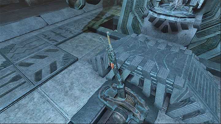 After the scanning procedure is over, pull the lever in front of the cage to "send it away" from this room - Amnesia Rebirth: The Theater - walkthrough, secrets - Walkthrough - Amnesia Rebirth Guide
