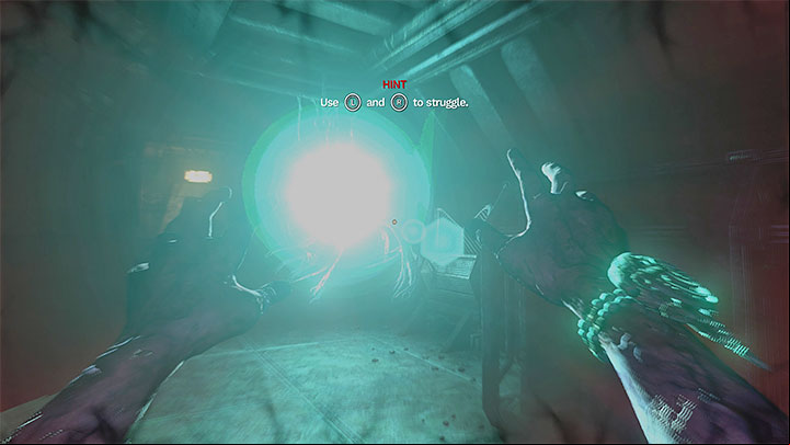 Avoid looking at the ghost for longer periods, as it can increase the heroine's fear level, and also try no to run, because the monster can also react to sounds and quickly catch up with Tasi - Amnesia Rebirth: The Laboratory - walkthrough, secrets - Walkthrough - Amnesia Rebirth Guide
