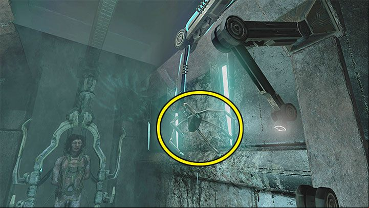 Finally, you have to find an item that looks like a spider - see picture 1 - Amnesia Rebirth: The Laboratory - walkthrough, secrets - Walkthrough - Amnesia Rebirth Guide