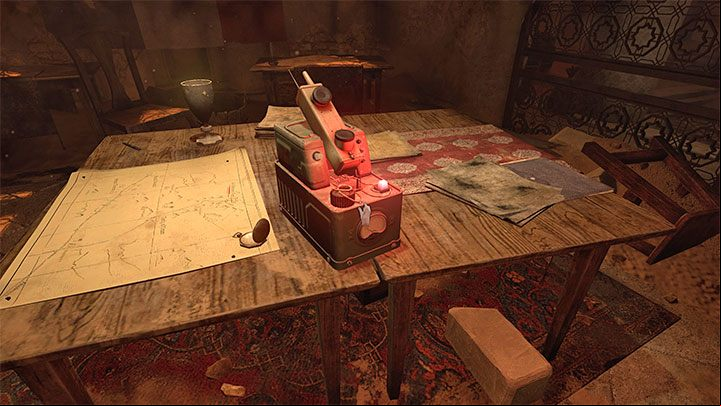 Jump into the hole to get to the ground floor - Amnesia Rebirth: The Fortress - walkthrough, secrets - Walkthrough - Amnesia Rebirth Guide