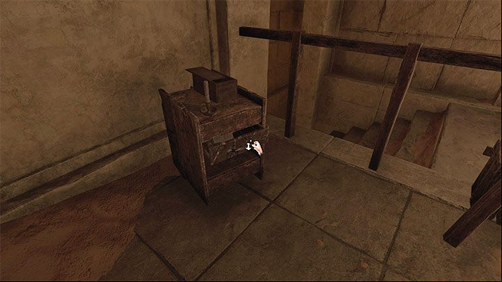 After entering the arsenal, check the nearby cabinet - Amnesia Rebirth: The Arsenal - walkthrough, secrets - Transition description - Amnesia Rebirth Guide