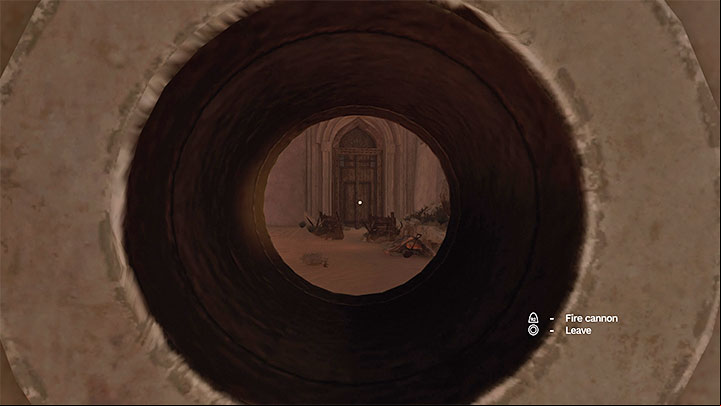 Find the viewpoint and press the button to start looking through it - Amnesia Rebirth: The Arsenal - walkthrough, secrets - Transition description - Amnesia Rebirth Guide