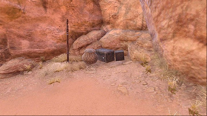 Now have a look at the area to the right of the main part of the oasis - Amnesia Rebirth: The Oasis - walkthrough, secrets - Transition description - Amnesia Rebirth Guide