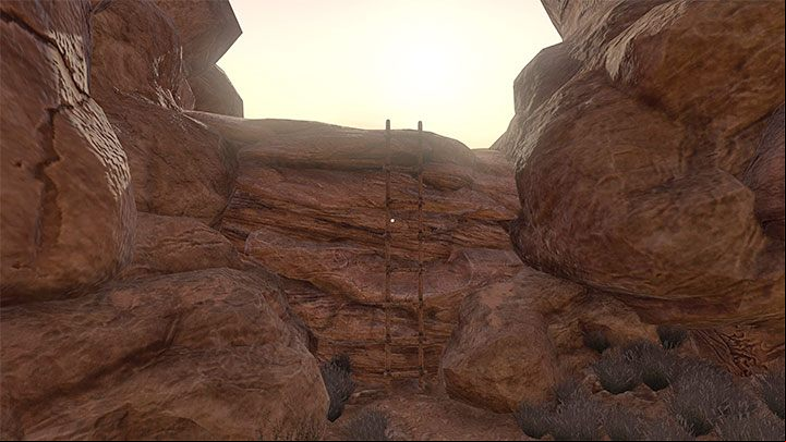 After you start moving away from the oasis, the doctor will you and you will be given the task of following the smoke that will lead you to the village - Amnesia Rebirth: The Oasis - walkthrough, secrets - Transition description - Amnesia Rebirth Guide