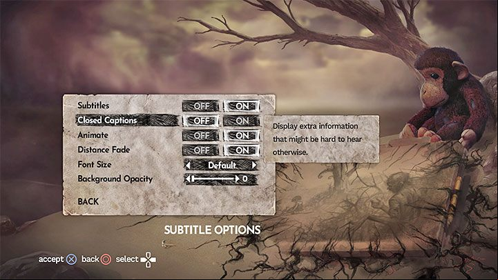 Unfortunately, Amnesia Rebirth doesn't have too many accessibility-related settings - Amnesia Rebirth: Accessibility - Annex - Amnesia Rebirth Guide