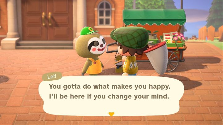 Heres Leif. - ACNH: Leif - how to meet? - Characters visiting the island - Animal Crossing New Horizons Guide