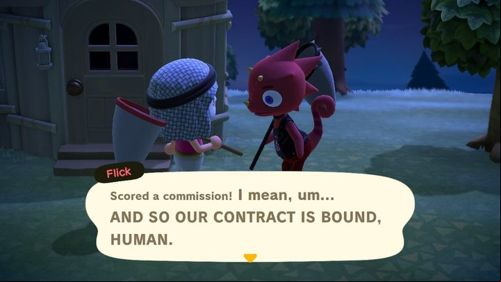 Heres Flick. - ACNH: Flick - how to meet? - Characters visiting the island - Animal Crossing New Horizons Guide