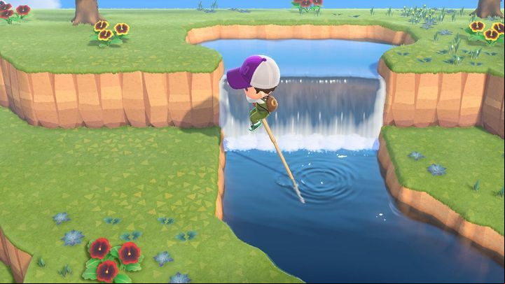 You wont be able to jump over the river in the beginning of the game... - ACNH: River - how to cross? - Gameplay mechanics - Animal Crossing New Horizons Guide