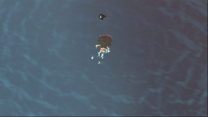 This darker object is our victim. - ACNH: Sea creatures - how to catch? - Items - Animal Crossing New Horizons Guide