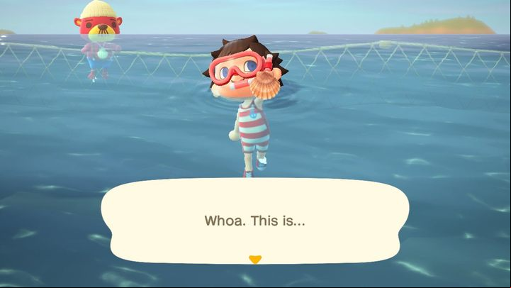 Pascal loves scallops. - ACNH: Summer update (1.3.0) - whats new? - Basics - Animal Crossing New Horizons Guide