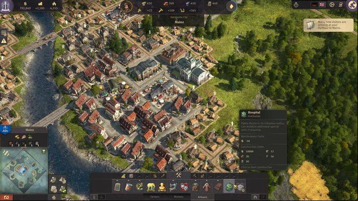 Start the gameplay by building many residences for new dwellers - Anno 1800: Tips and Tricks - Basics - Anno 1800 Game Guide