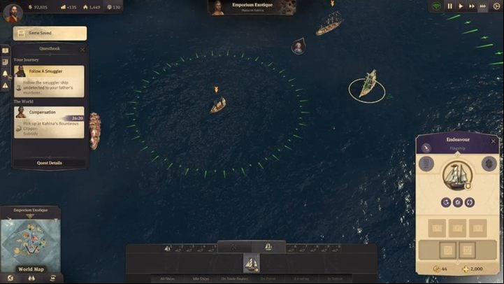 Choose one of your ships and sail to the place near the lighthouse - Anno 1800: Chapter 2 - A Sign of Fire Walkthrough - Campaign - Anno 1800 Game Guide