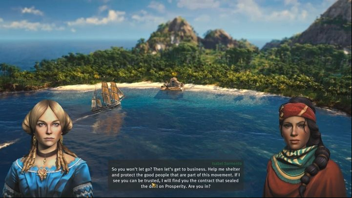 You finally reach the New World - Anno 1800: Chapter 2 - A Sign of Fire Walkthrough - Campaign - Anno 1800 Game Guide