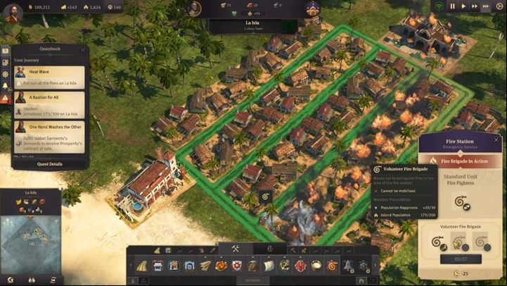 Your town will suffer from fire - Anno 1800: Chapter 3 - Prosperity Walkthrough - Campaign - Anno 1800 Game Guide