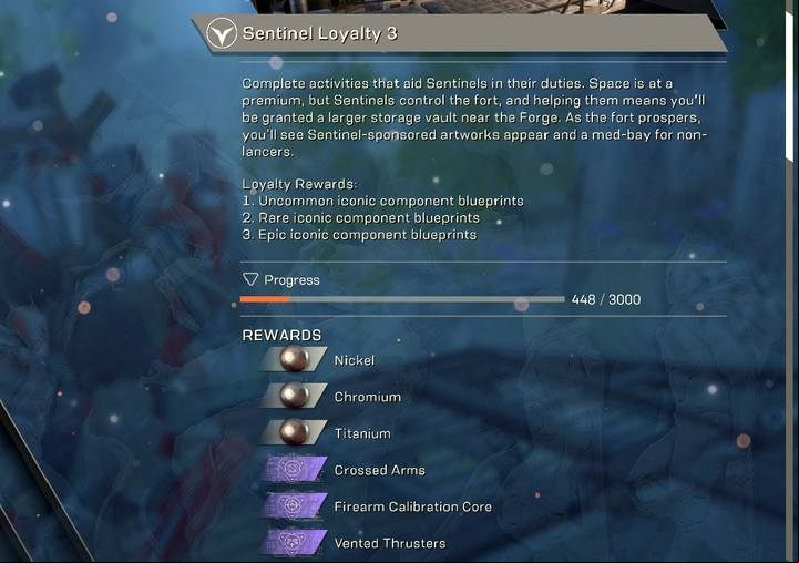 Thanks to high reputation, you will get a lot of blueprints for modules and consumables. - Crafting in Anthem - Crafting - Anthem Guide