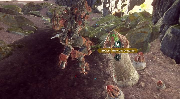 Only a selected number of plants can be harvested. - Crafting materials in Anthem - Crafting - Anthem Guide