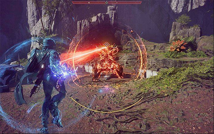Go to the place where Luminary is - this large mech serves as the main boss of this mission - Inverse Functions | Anthem story missions walkthrough - Story missions - Anthem Guide