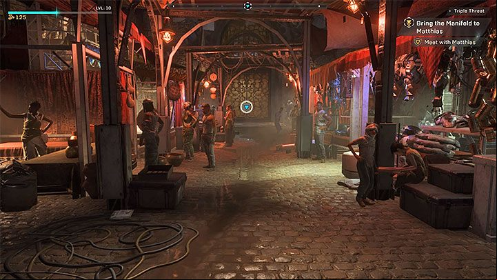 Yes, you can move faster inside the Fort by holding the run button - Anthem Guide
