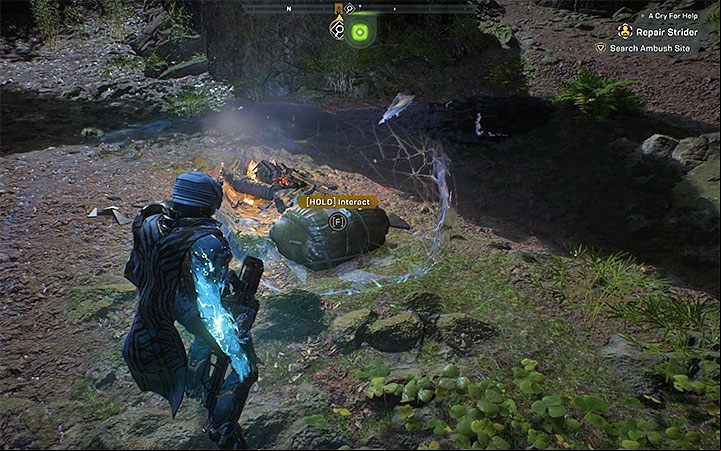 Go to the ambush site - Freelancers | Anthem Agent Missions Walkthrough - Agent Missions - Anthem Guide