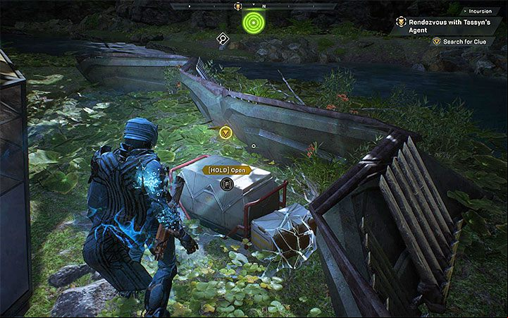 Start by meeting Tassyn near the Forge - Incursion | Anthem story missions walkthrough - Story missions - Anthem Guide
