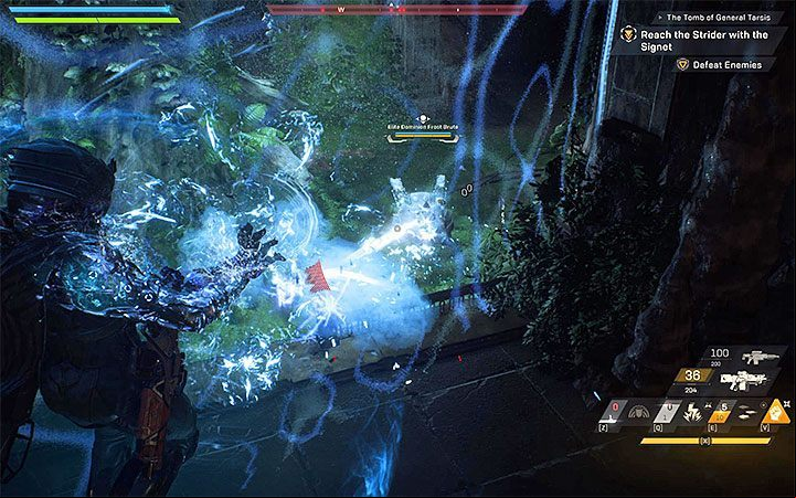 Focus Seal - we recommend the Frost Shards allowing you to shoot ten ice projectiles - Storm class javelin in Anthem - Javelin Classes - Anthem Guide