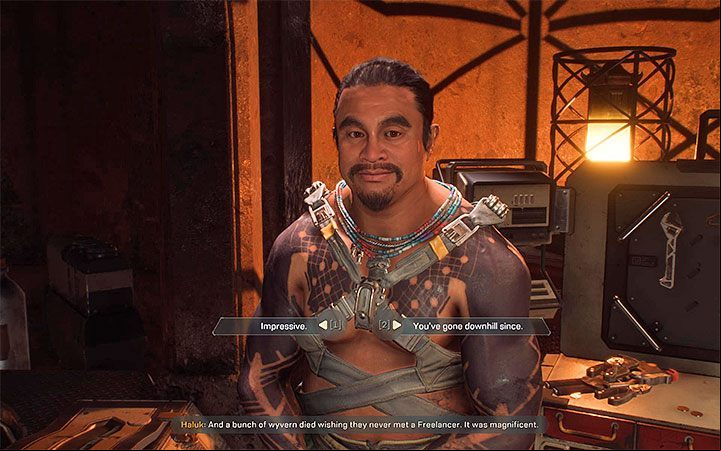 At some points during the conversations, you will have to choose one of the two dialog potions - Do the choices during conversations have any consequences in Anthem story? - FAQ - Anthem Guide