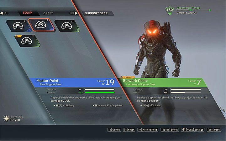 Gear - Bulwark Point is a safe choice - Ranger class javelin in Anthem - Javelin Classes - Anthem Guide