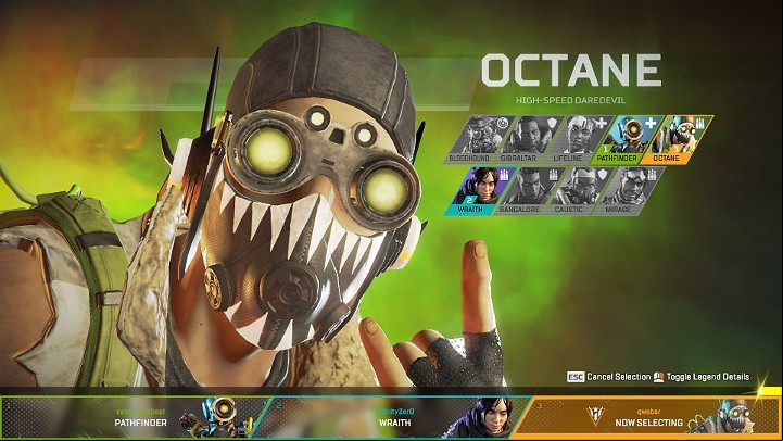 Octane is one of the attacking Legends in Apex Legends, and his main objective is the elimination of selected targets - Octane - Adrenaline junkie | Heroes Apex Legends - Legends - Apex Legends Guide