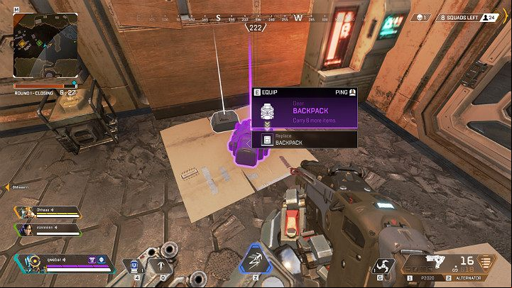 When it comes to the amount of found equipment and gadgets, youll surely be limited by the small size of your inventory - Inventory in Apex Legends - Starting tips - Apex Legends Guide