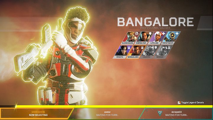 Choosing a Legend is the first stage of a match in Apex Legends - Round 1 - Beginning of the match in Apex Legends - The match and rounds - Apex Legends Guide