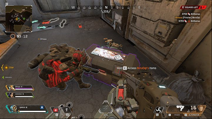 to inform your squad of the available weaponry that you wont use yourself - Round 1 - Beginning of the match in Apex Legends - The match and rounds - Apex Legends Guide