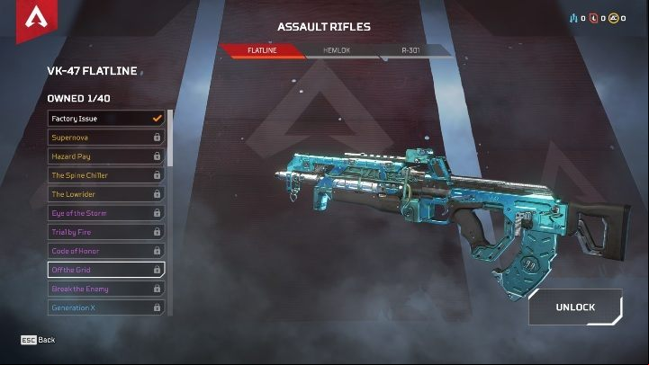 In the game, you will find three models of assault rifles - R-301, HEMLOCK, and FLATLINE - The best weapons in Apex Legends - Starting tips - Apex Legends Guide