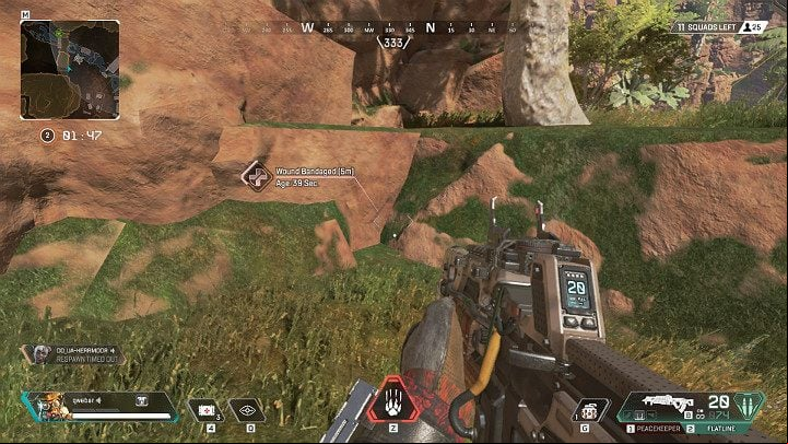 Thanks to his ive ability, Bloodhound can notice tracks left by the enemy - Bloodhound - Technological Tracker | Heroes Apex Legends - Legends - Apex Legends Guide