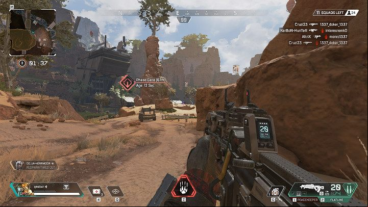 Thanks to his tactical ability Bloodhound can receive a lot of useful data, e - Bloodhound - Technological Tracker | Heroes Apex Legends - Legends - Apex Legends Guide